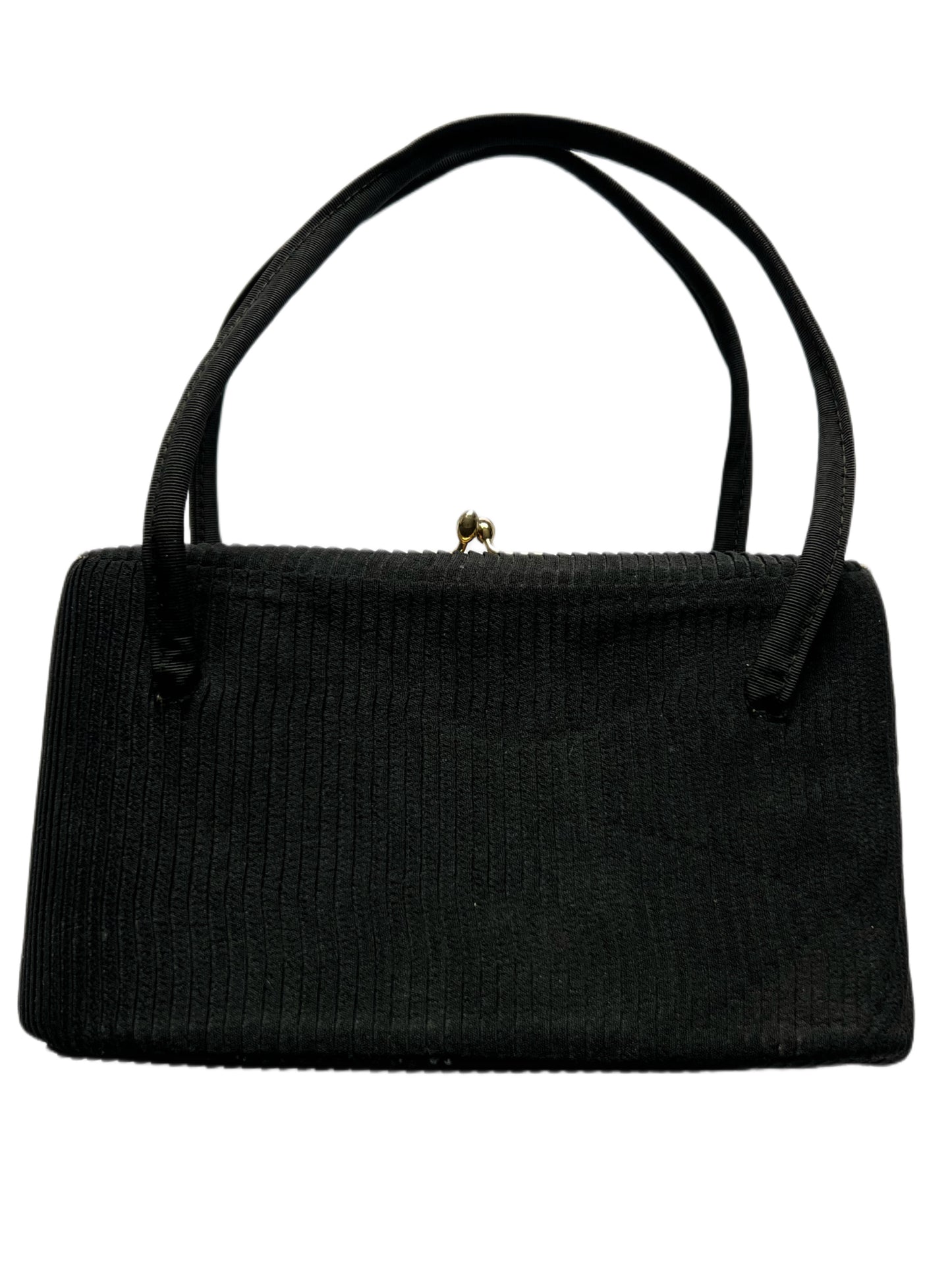 Black Structured Purse