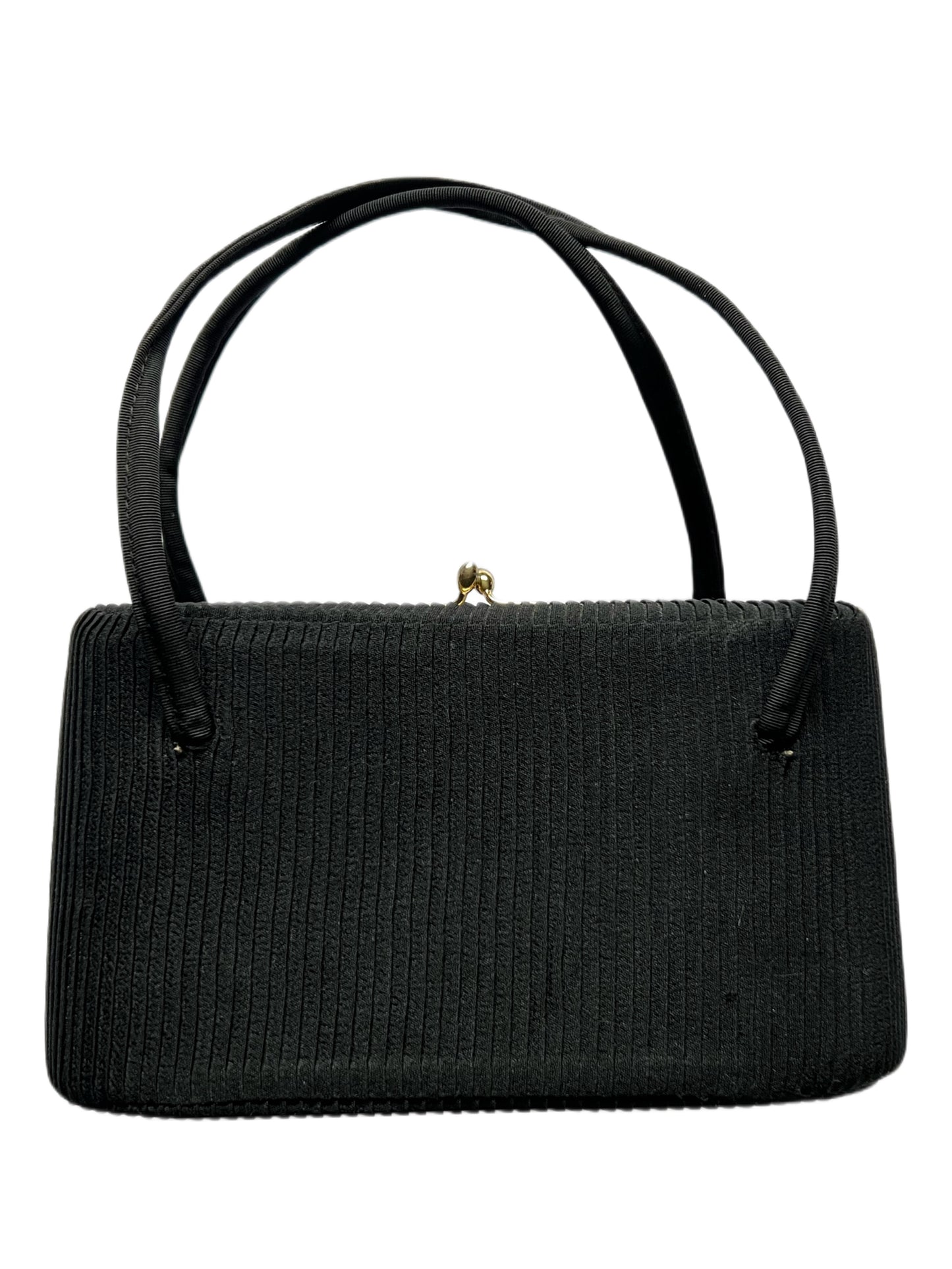 Black Structured Purse