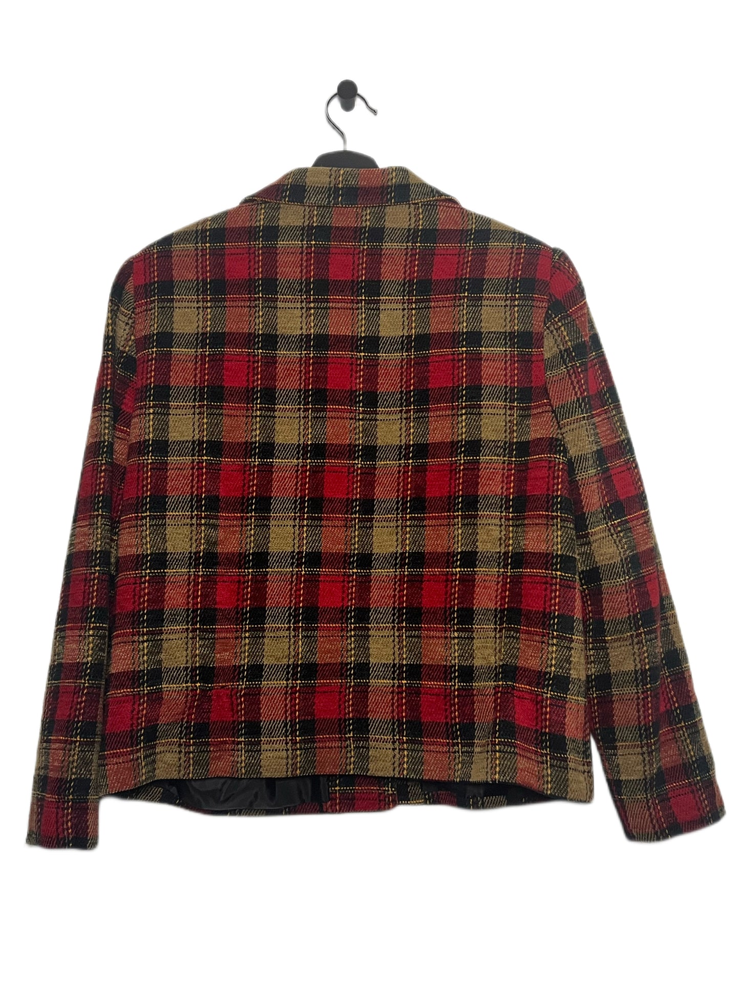 Plaid Collared Jacket