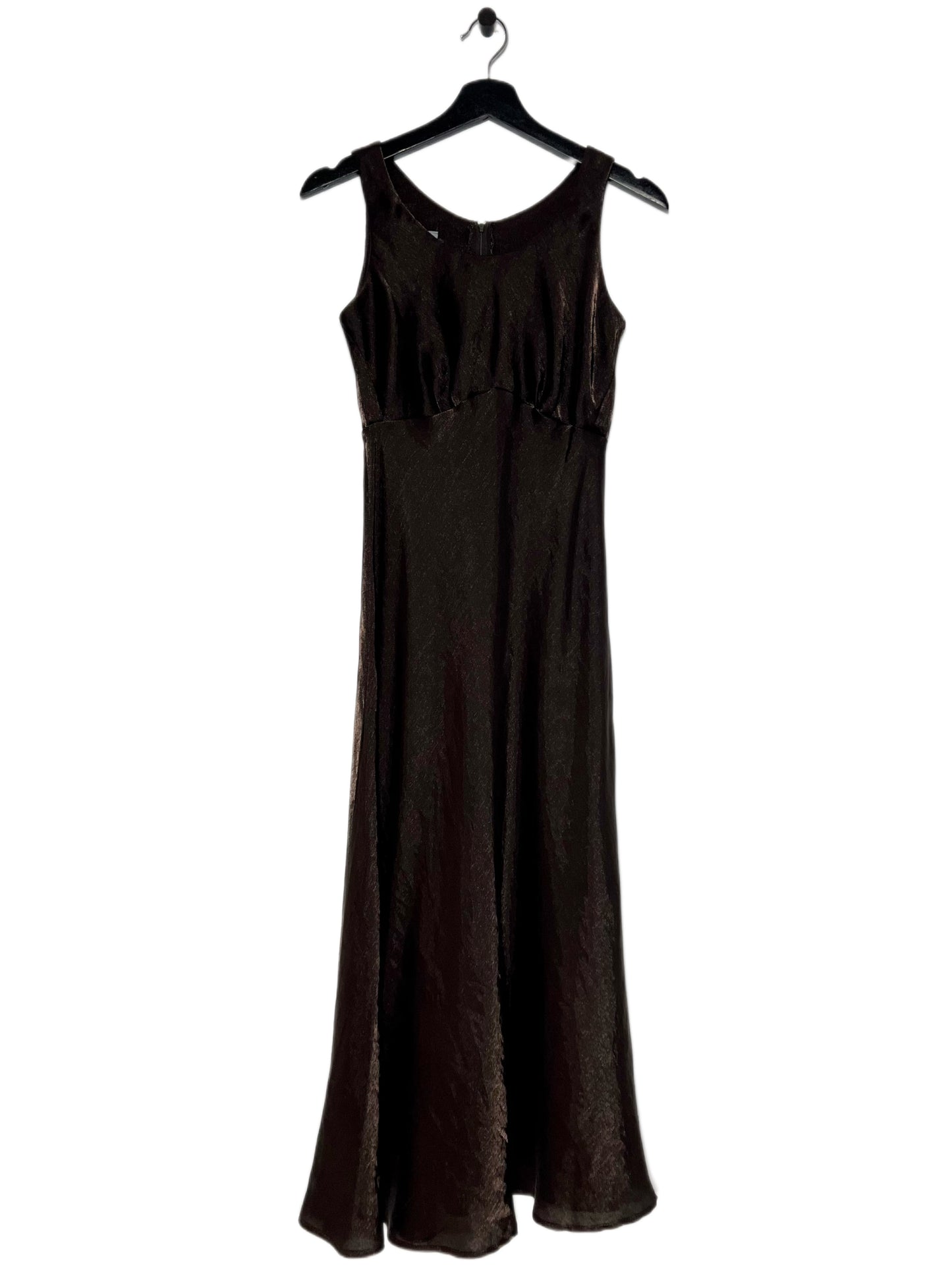 Brown Shimmery Maxi Dress