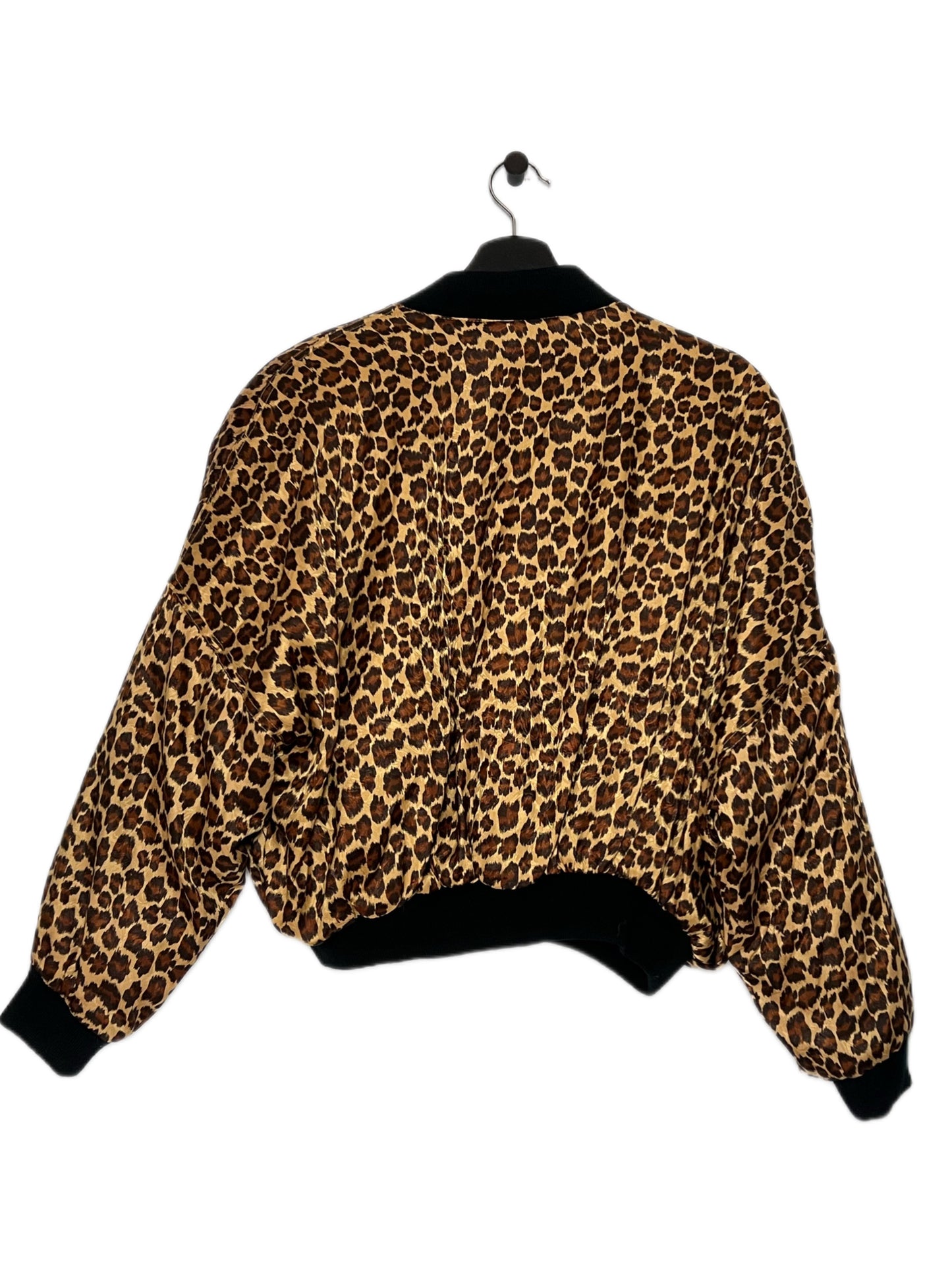 Cheetah Print Bomber Jacket