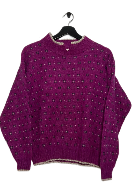 Magenta Knitted Sweater