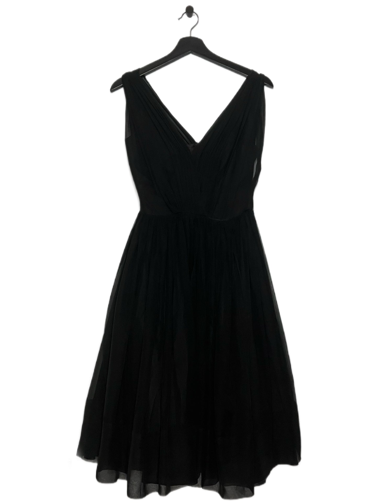 Black Silk Party Dress