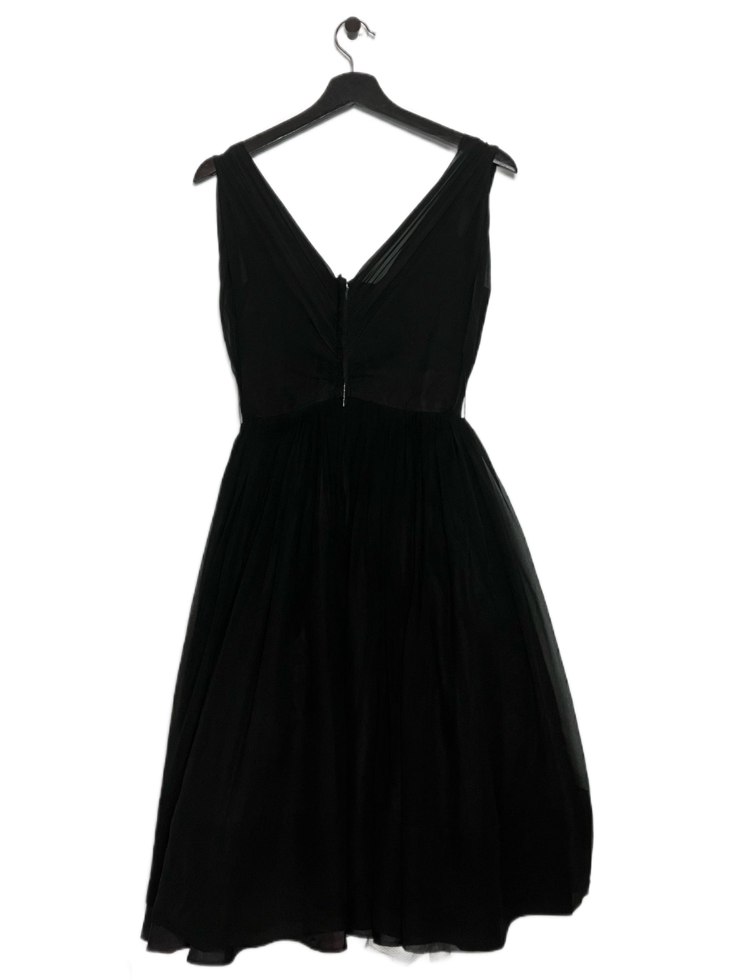 Black Silk Party Dress