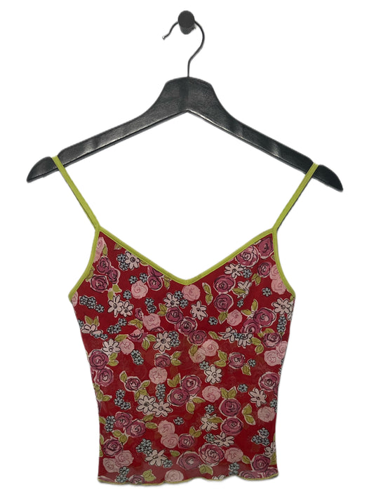 Mesh Floral Cami Top