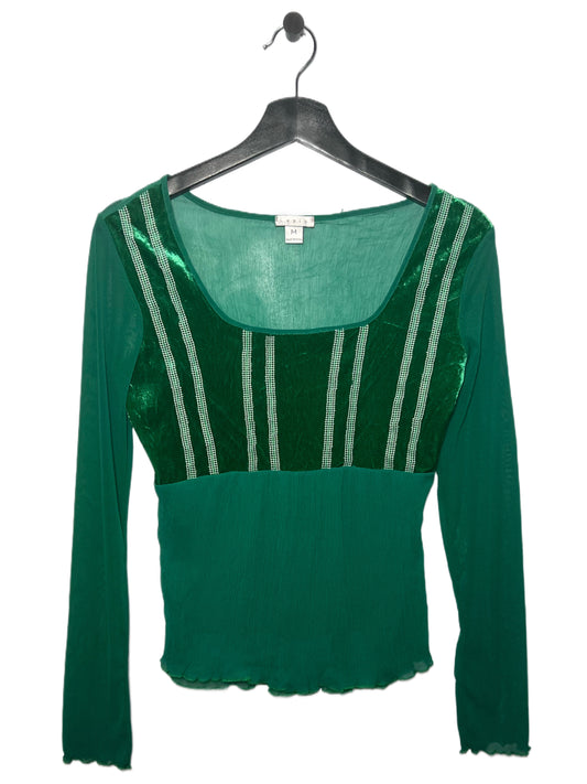 Green Long Sleeve Top