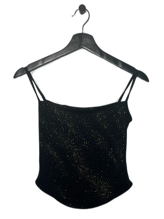 Black Sparkly Tank Top