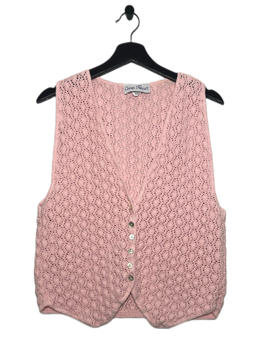 Baby Pink Crochet Vest