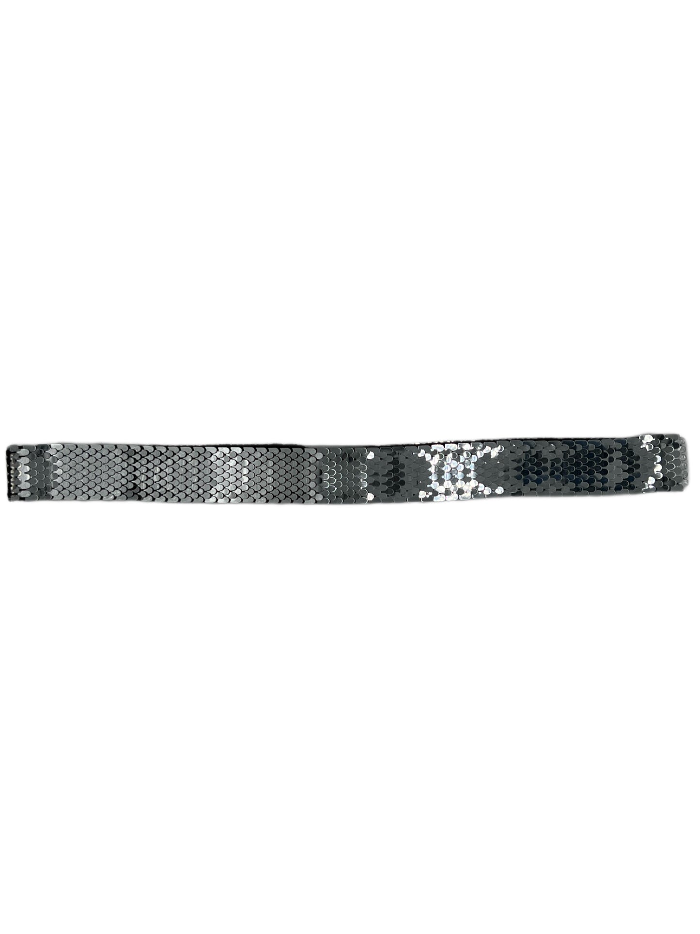 Silver Flower Buckle Belt