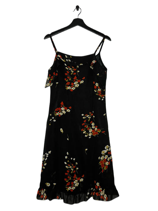 Black and Red Floral Dress