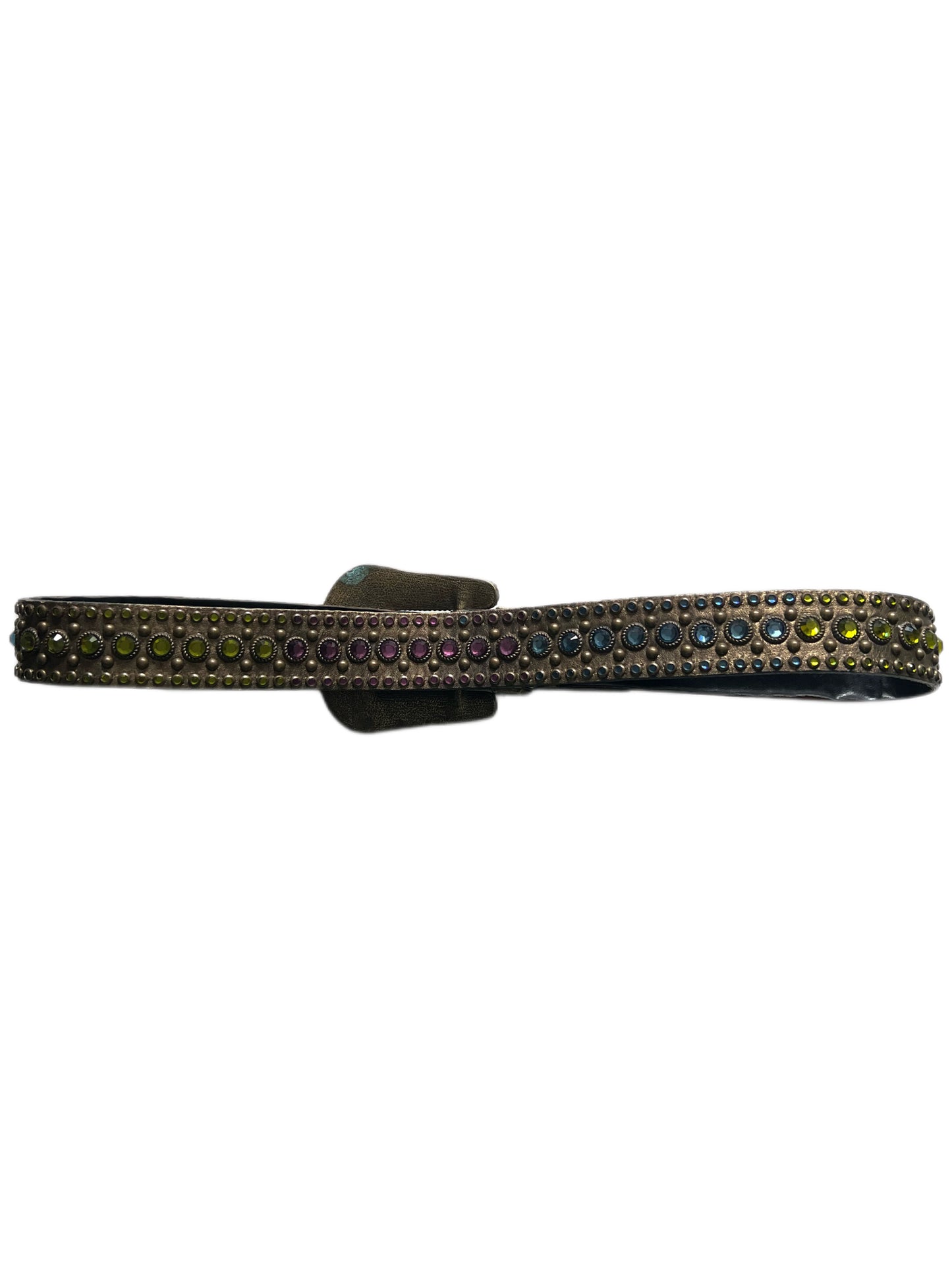 Rhinestoned Western Belt